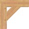 Ekena Millwork Traditional Block Smooth Bracket, Western Red Cedar, 5 1/2"W x 24"D x 24"H BKT06X24X24TRA05SWR - alternate 4